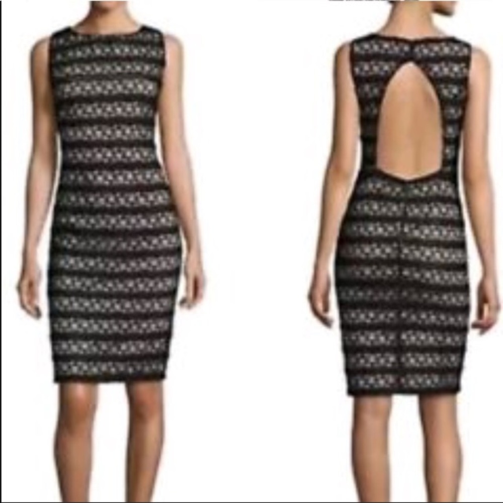 🆕 Alice + Olivia lace keyhole midi style dress